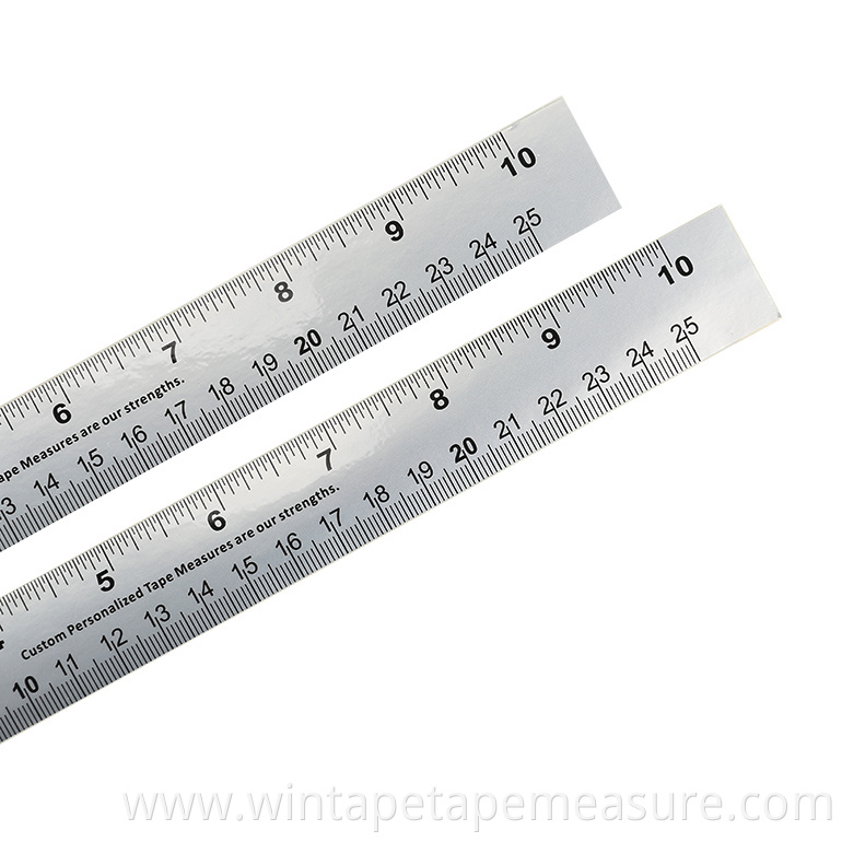 Wintape (25mm) Wide Table Sticky Measuring Tape Ruler Self-adhesive Tape Measure 10inch 25cm Short 10